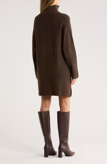 Lincoln Square Half Zip Sweater Dress