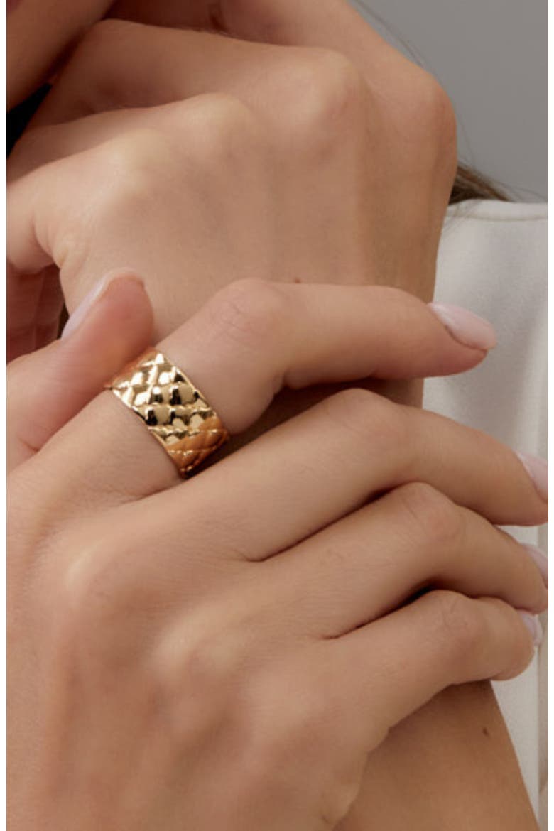 Textured Band, Alternate, color, Gold