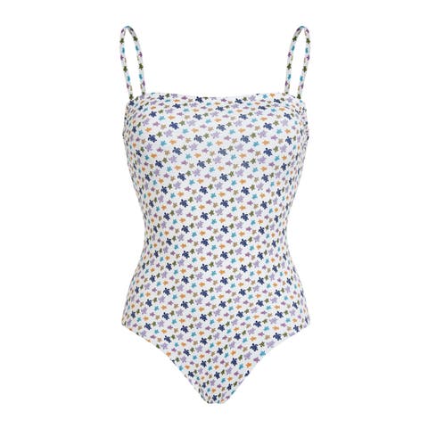 Women Bustier One-piece Swimsuit Micro Ronde des Tortues