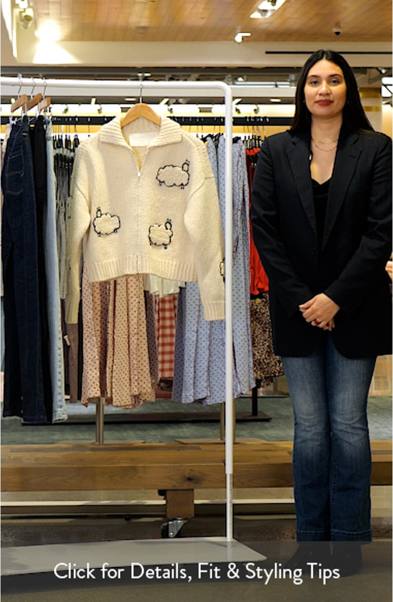 The Raquette Crop Cardigan, sales video thumbnail