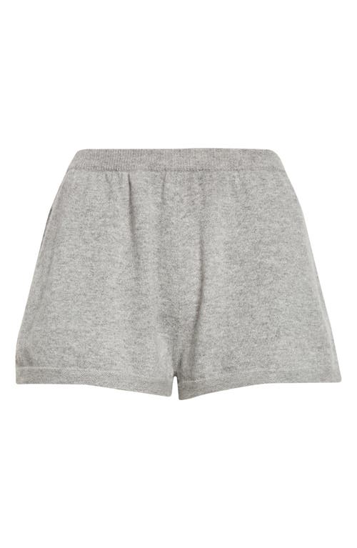 Johnstons Of Elgin Cove Cashmere Lounge Shorts In Gray