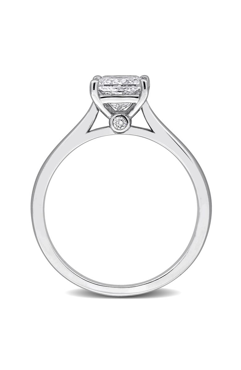 Created Forever Princess Cut Lab Grown Diamond Solitaire Ring, Alternate, color, 