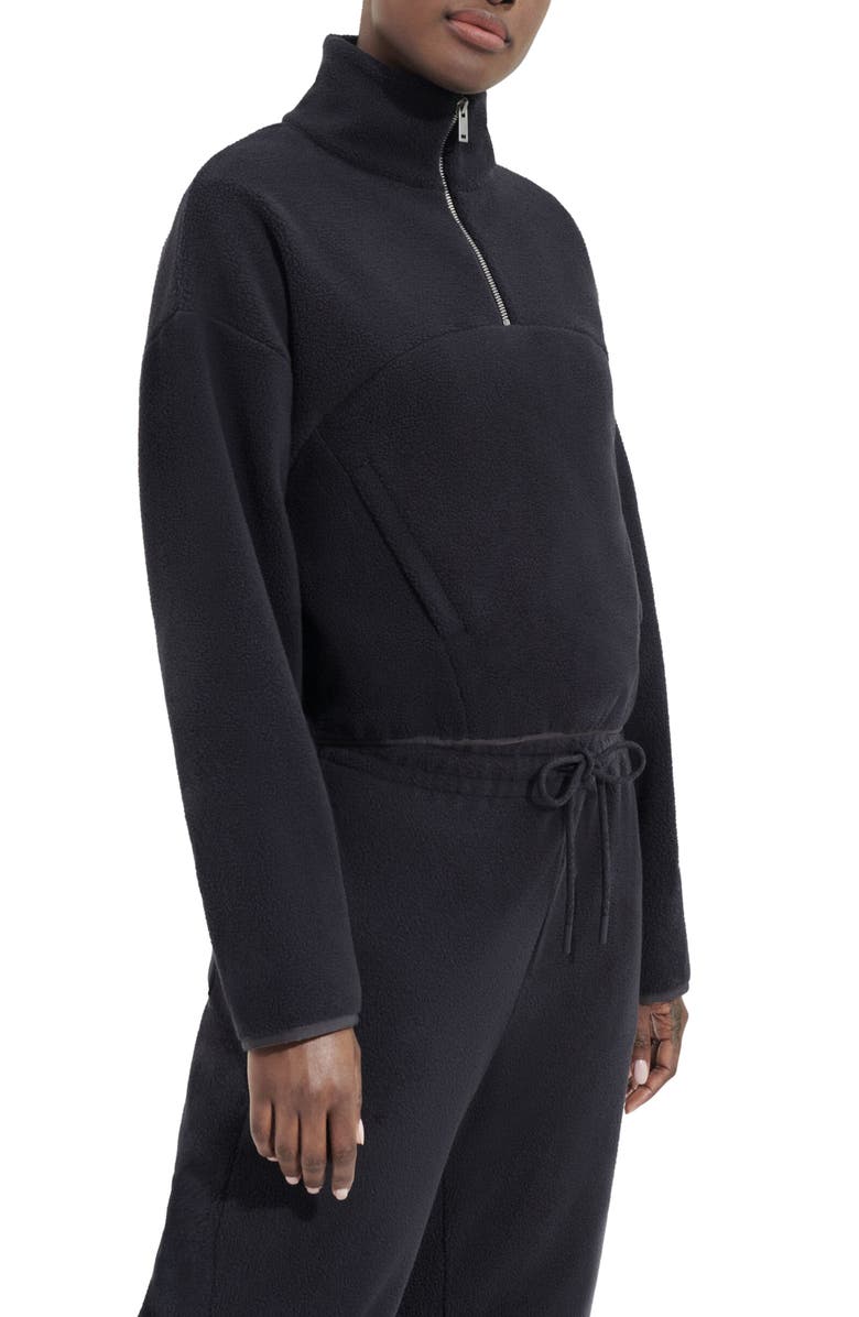 UGG<sup>®</sup> Cassady Micro Fleece Half Zip Top, Alternate, color, Ink