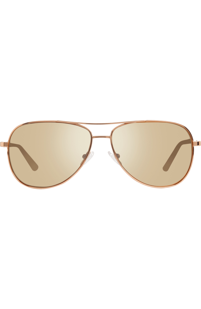 Revo Lifestyle Relay Petite Sunglasses, Main, color, Champagne