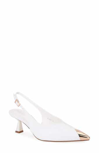 Vianna Cap Toe Slingback Pump