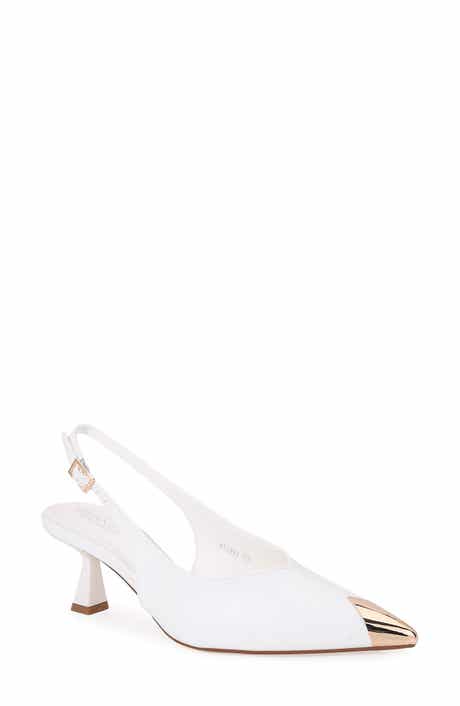 Vianna Cap Toe Slingback Pump