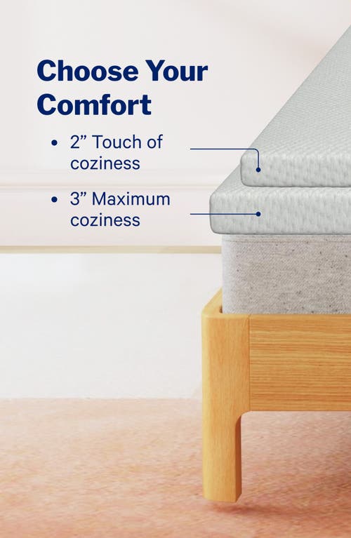 Casper Essential 2 Mattress Topper In White
