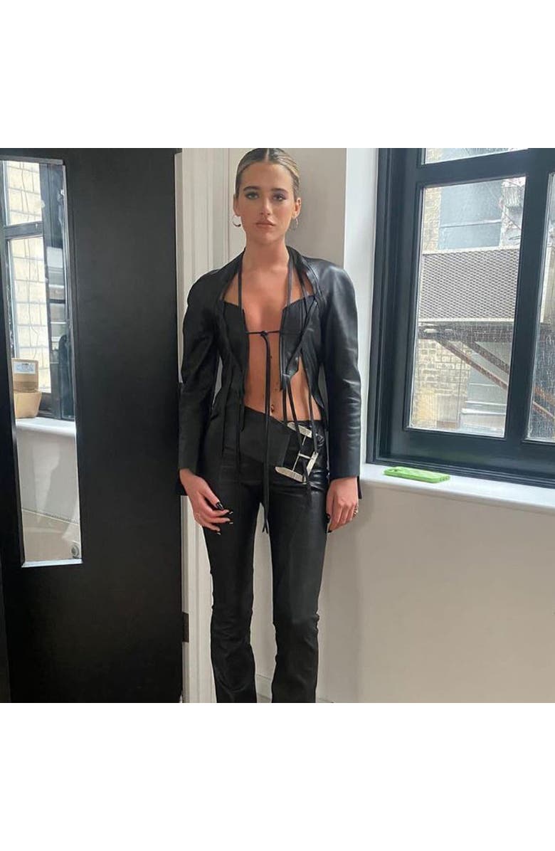 Lucy Quartermaine Large Luna Hoop Earrings, Alternate, color, Sterling Silver