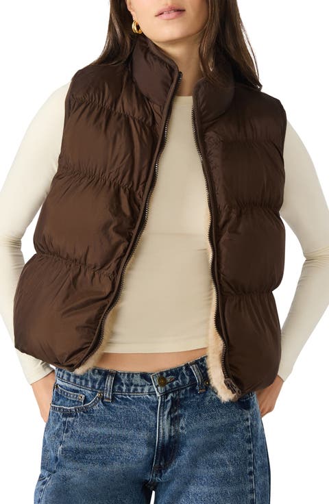 Brady Quilted & Faux Fur Vest