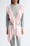 Sandy Liang Rue Ruffled Waffle Knit Pants