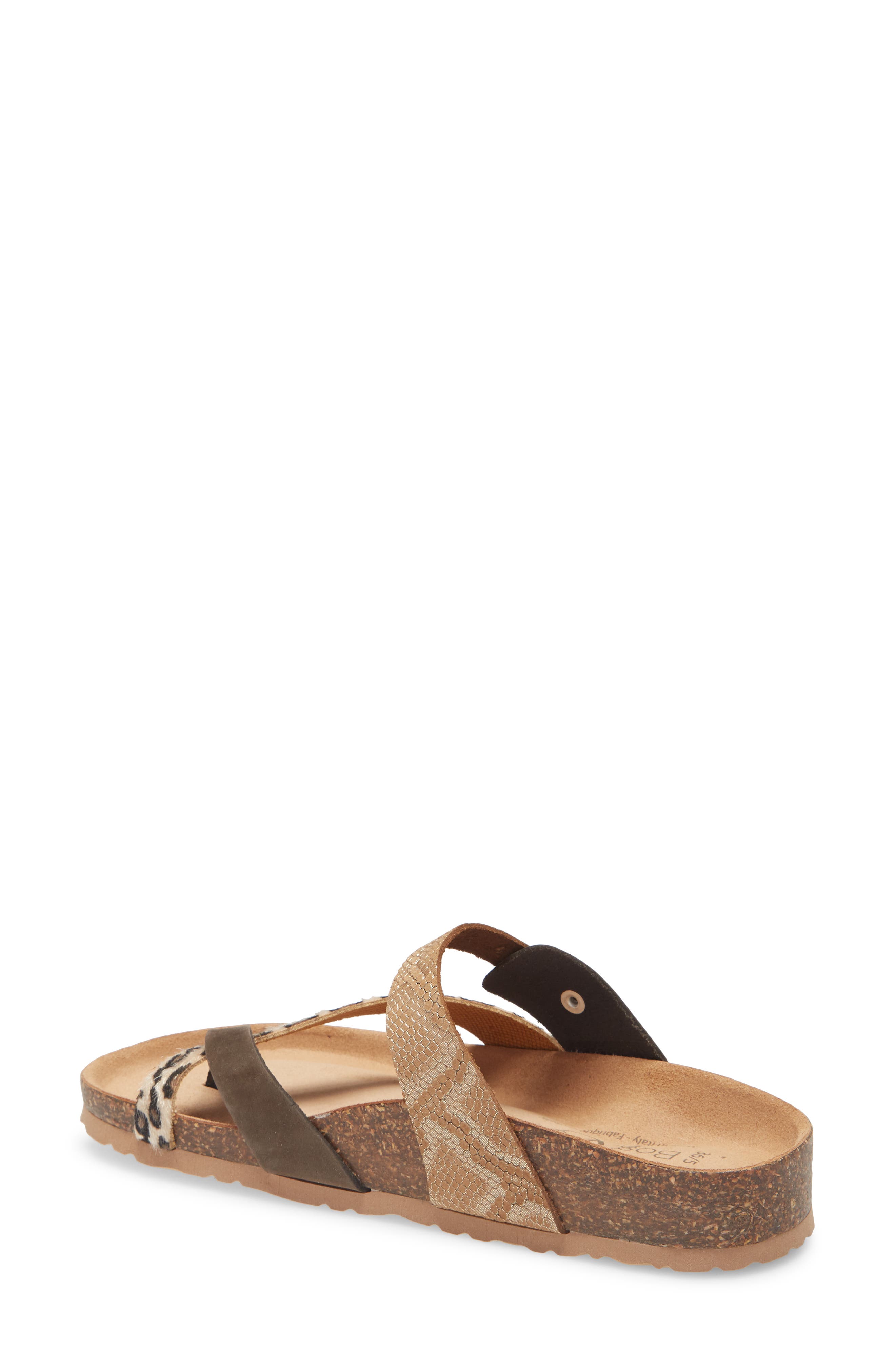 Parr Sandal, Alternate, color, ANIMAL PRINT FAUX FUR