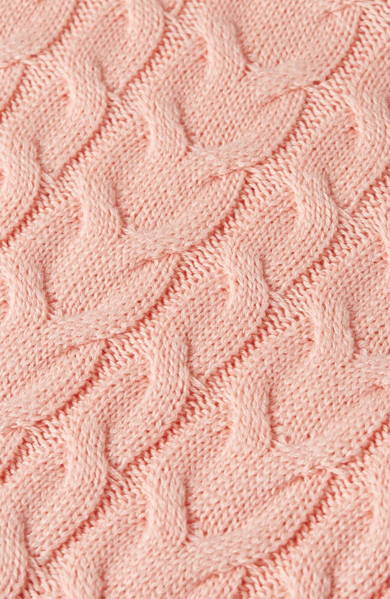 Scotch & Soda Kids' Cable Stitch Sweater, Alternate, color, Pink/ Yellow