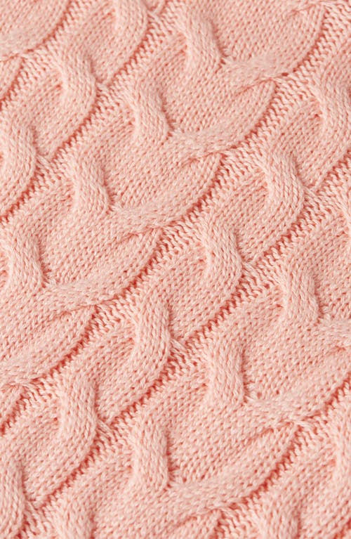 Scotch & Soda Kids' Cable Stitch Sweater In Pink