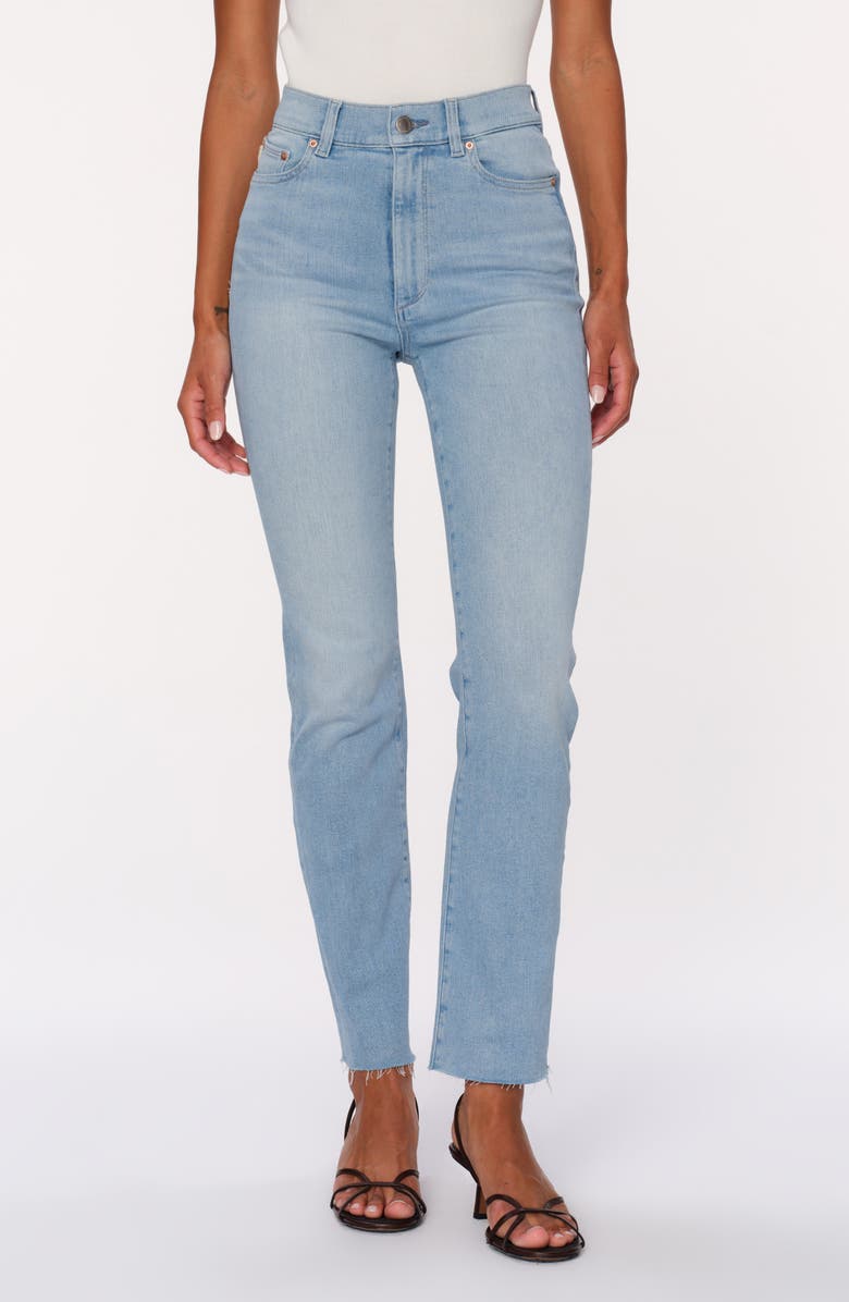 DL1961 Halle Straight Leg High Rise Instasculpt Jeans, Main, color,
