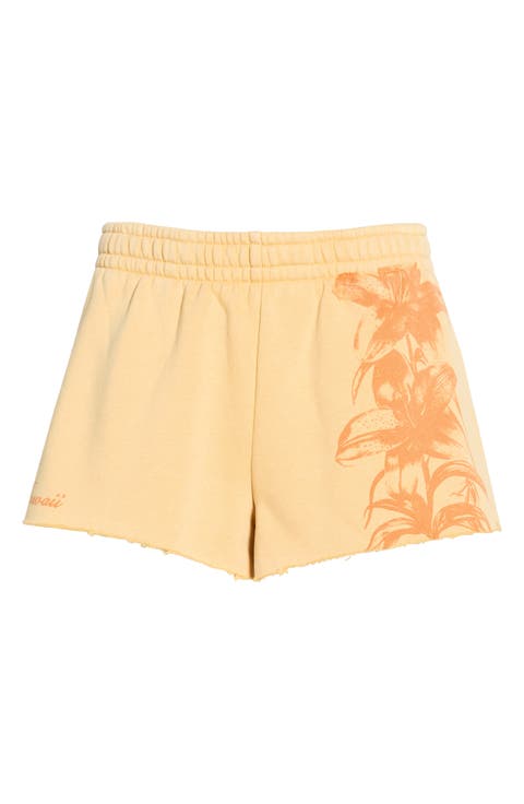 Hawaii Floral Mini Shorts