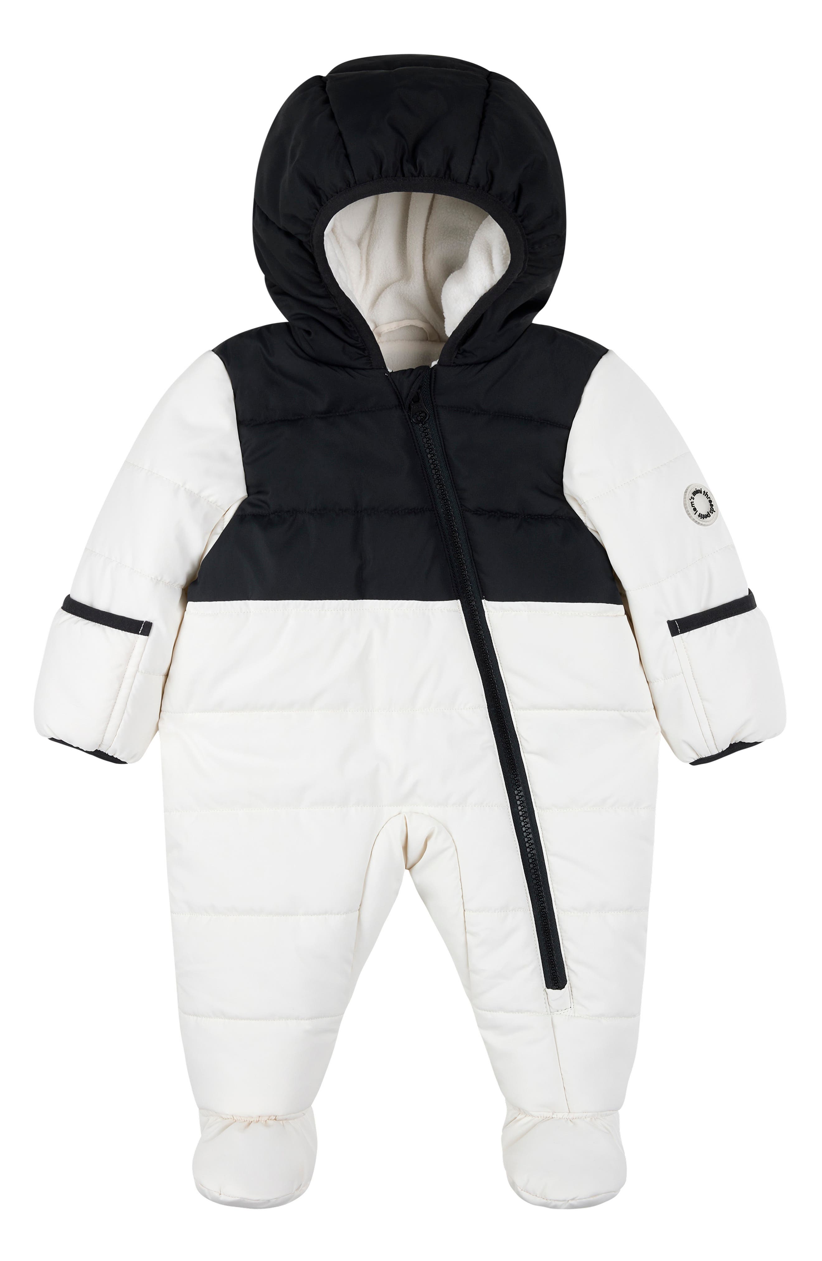 Colorblock Quilted Fleece Lined Bunting