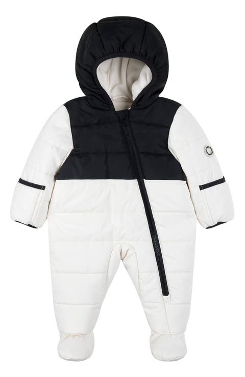 Colorblock Quilted Fleece Lined Bunting