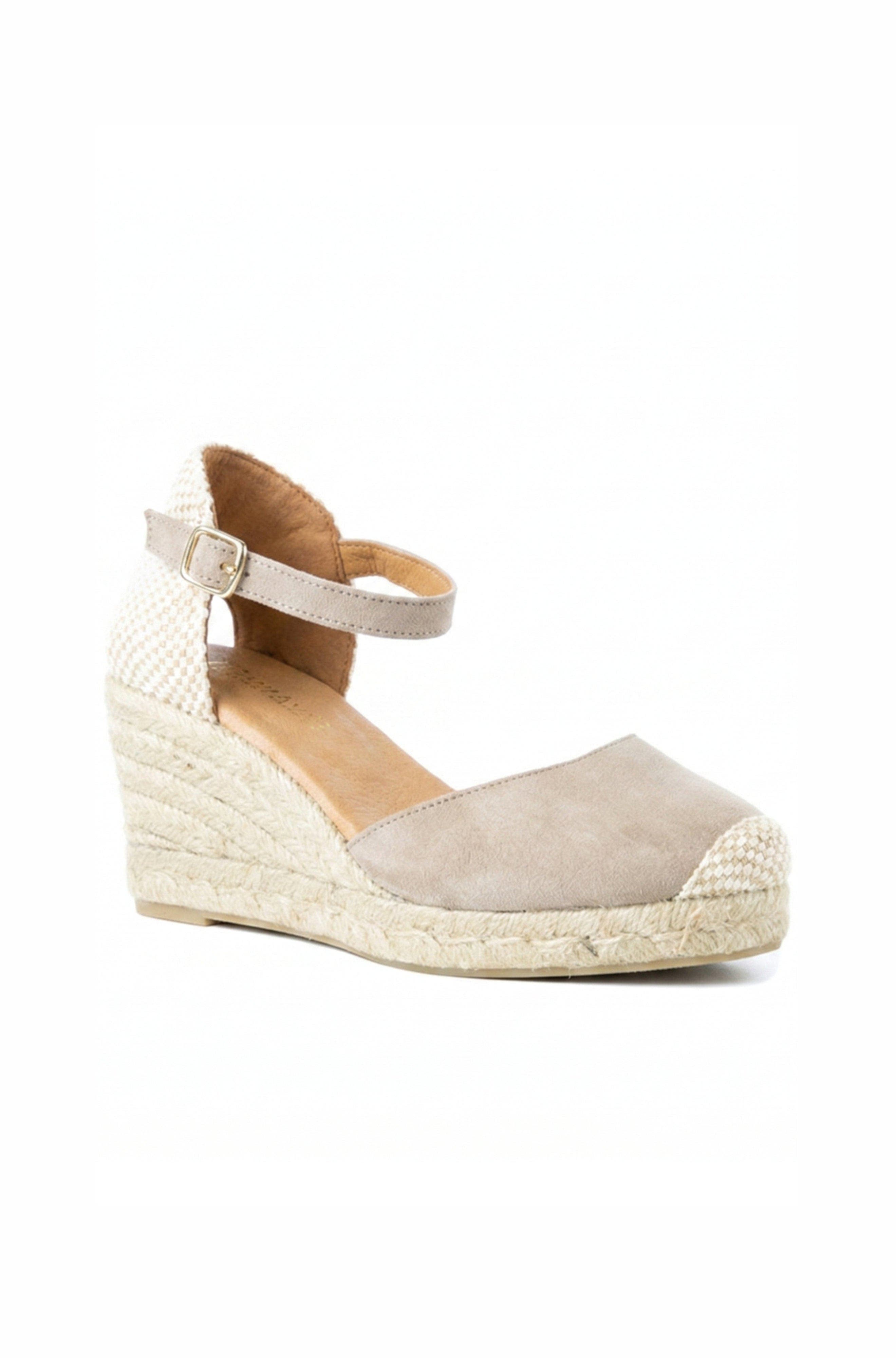 Jimena Medium-Strap Espadrille, Main, color, Taupe