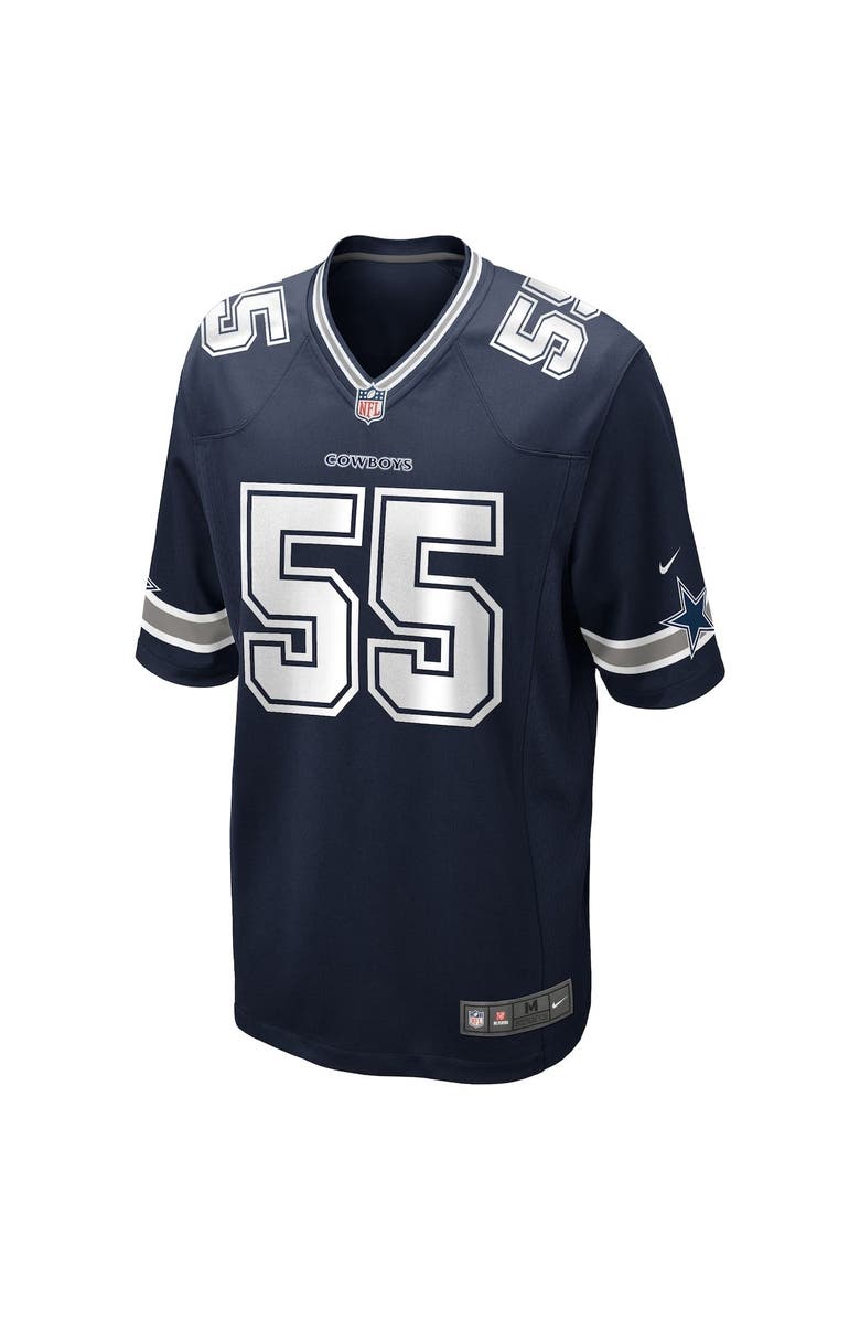 Nike Men's Nike Leighton Vander Esch Navy Dallas Cowboys Game Player Jersey, Alternate, color,