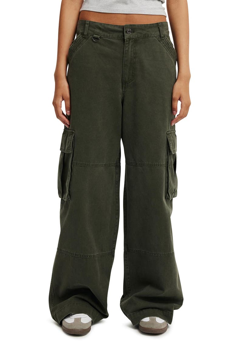 Women's Benny Cargo Pant, Main, color, Dark Washed Green