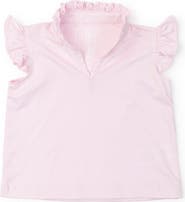 Lila and Hayes Ellie Girls' Sleeveless Ruffled Top by LH Sport