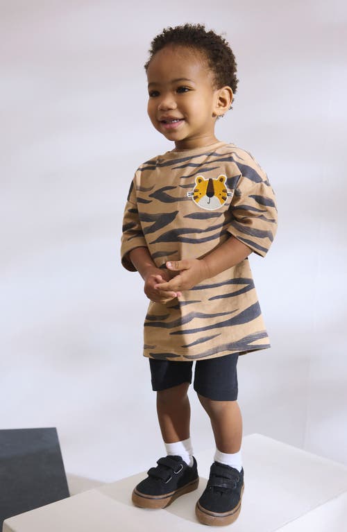 Next Ss T-shirt / Cycle Shorts Set In Brown