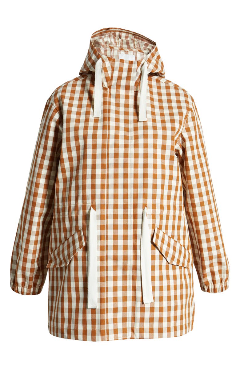 Madewell Raincloud Gingham Raincoat, Alternate, color,