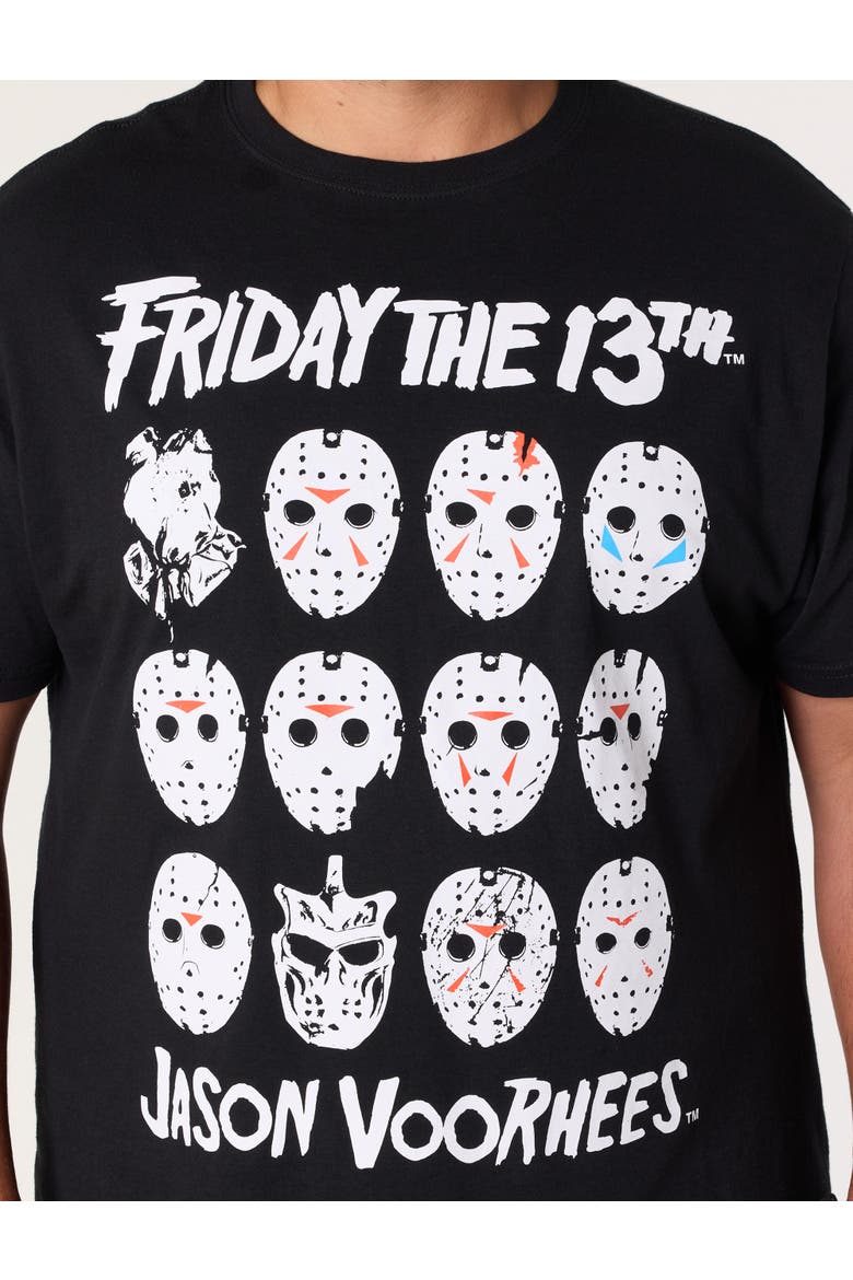 Big & Tall Friday The 13th Graphic Tee, Alternate, color, BLACK