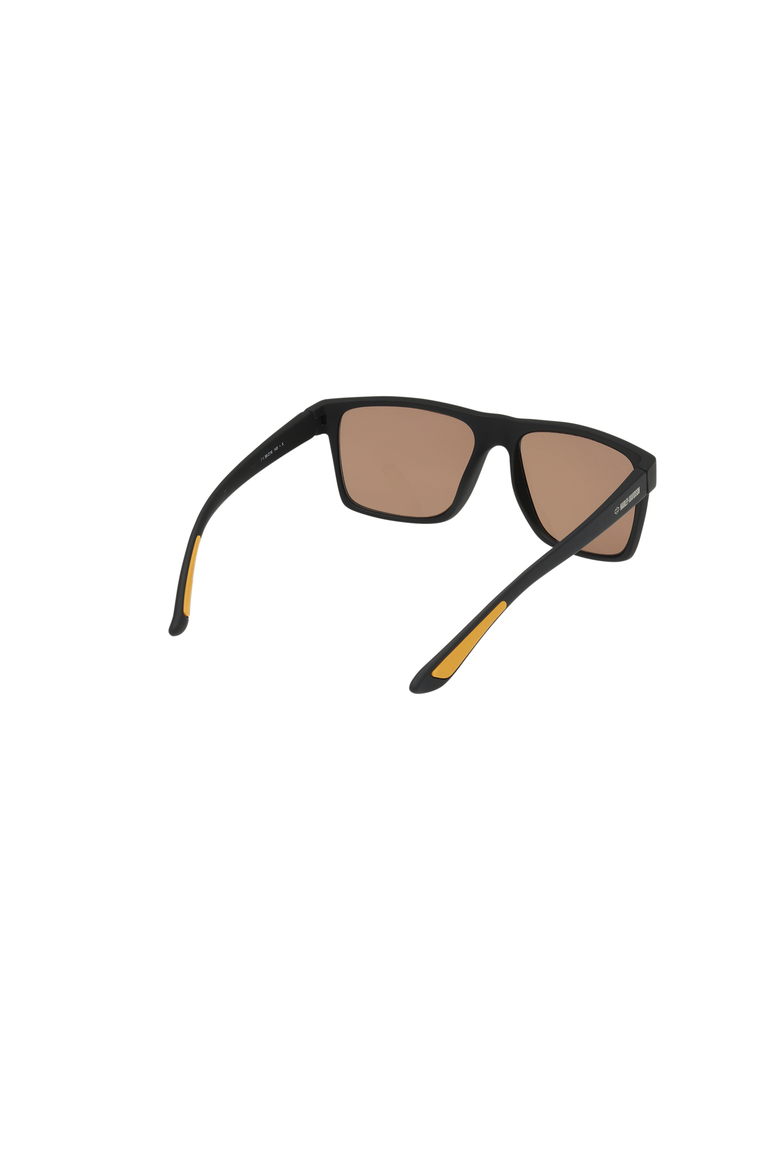 Classic Rectangular Sport Sunglasses, Alternate, color, Black / Brown Mirror