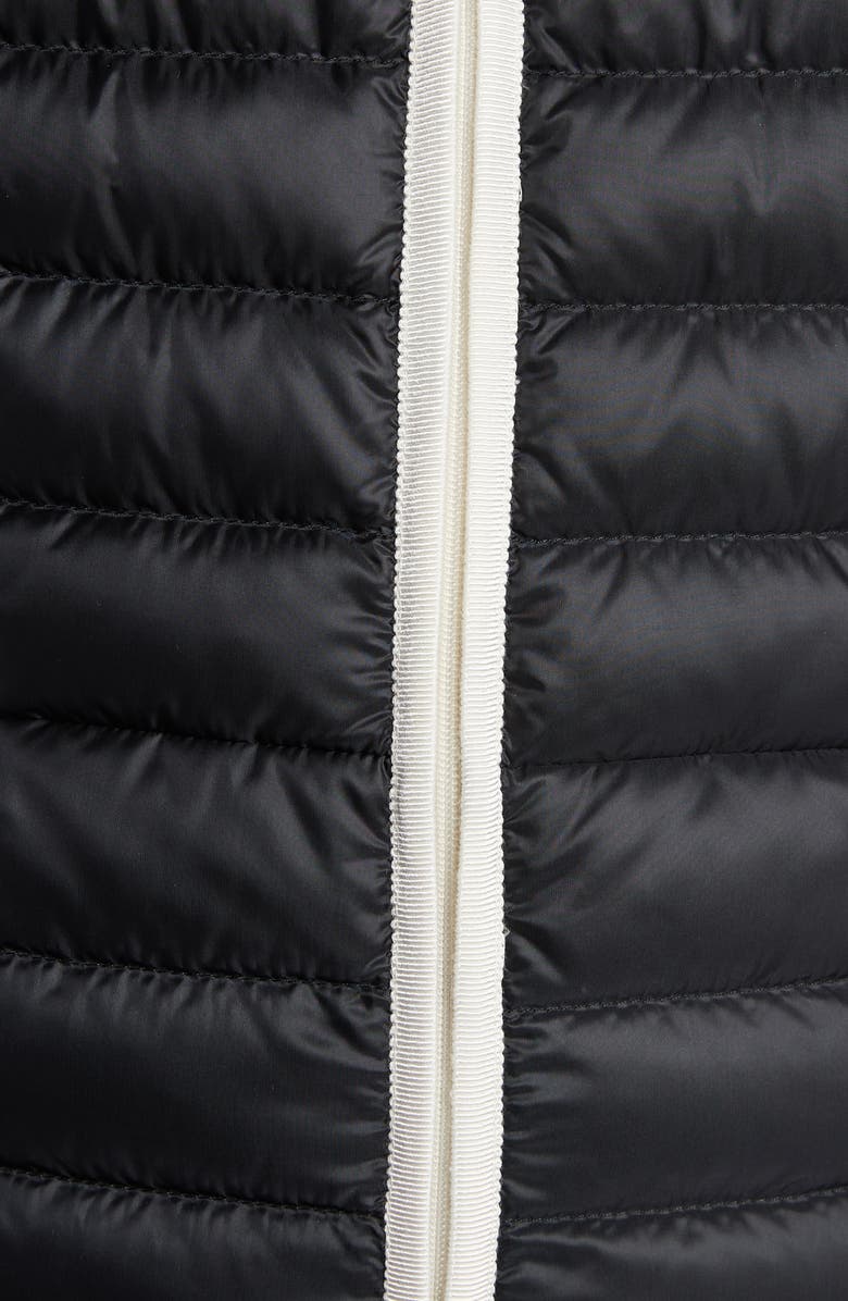 Moncler Baillet Contrast Trim Down Puffer Jacket, Alternate, color, 