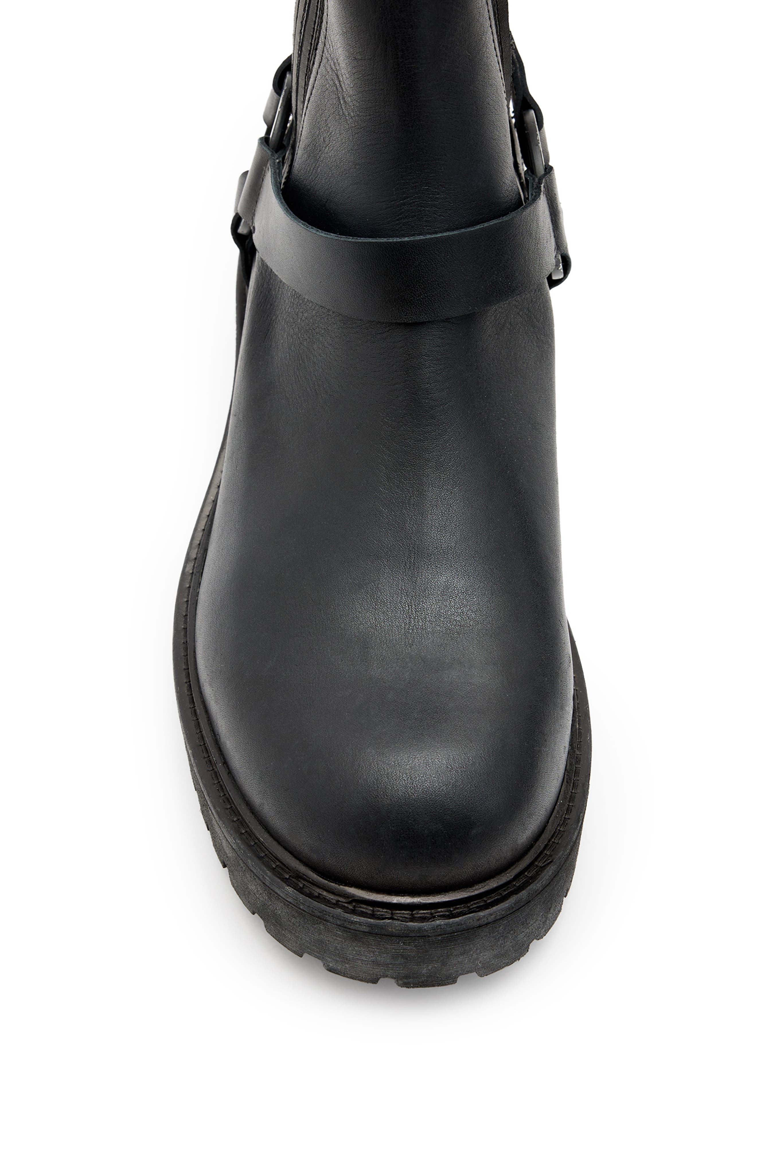 AllSaints Hank Lug Sole Biker Boot, Alternate, color, 