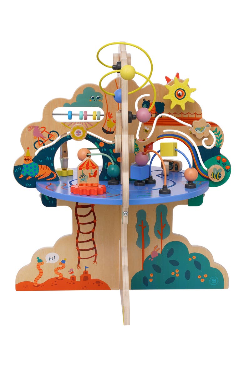 Playground Adventure Wooden Activity Center, Alternate, color, MULTI