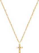 Tiny Blessings 14K Gold Pure Faith Cross 12-14" Necklace