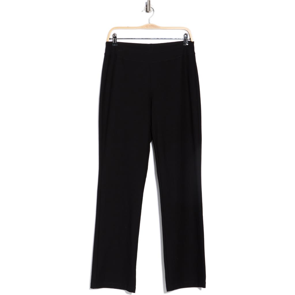 Eileen Fisher Slim Fit Bootcut Pants In Black