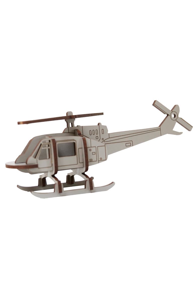 Little
Wood Woodlet Helicopter 3D Wooden Puzzle Kit, Ages 6+, Main, color, Multicolored