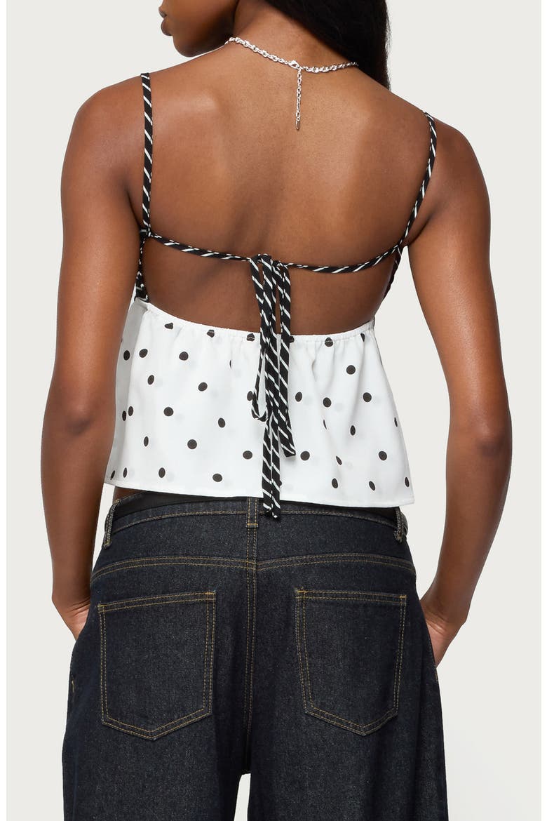 Tilly Mixed Print Top, Alternate, color, BLACK-AND-WHITE