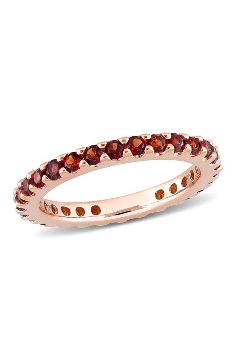 Julianna B. Garnet Eternity Ring, Main, color, Garnet