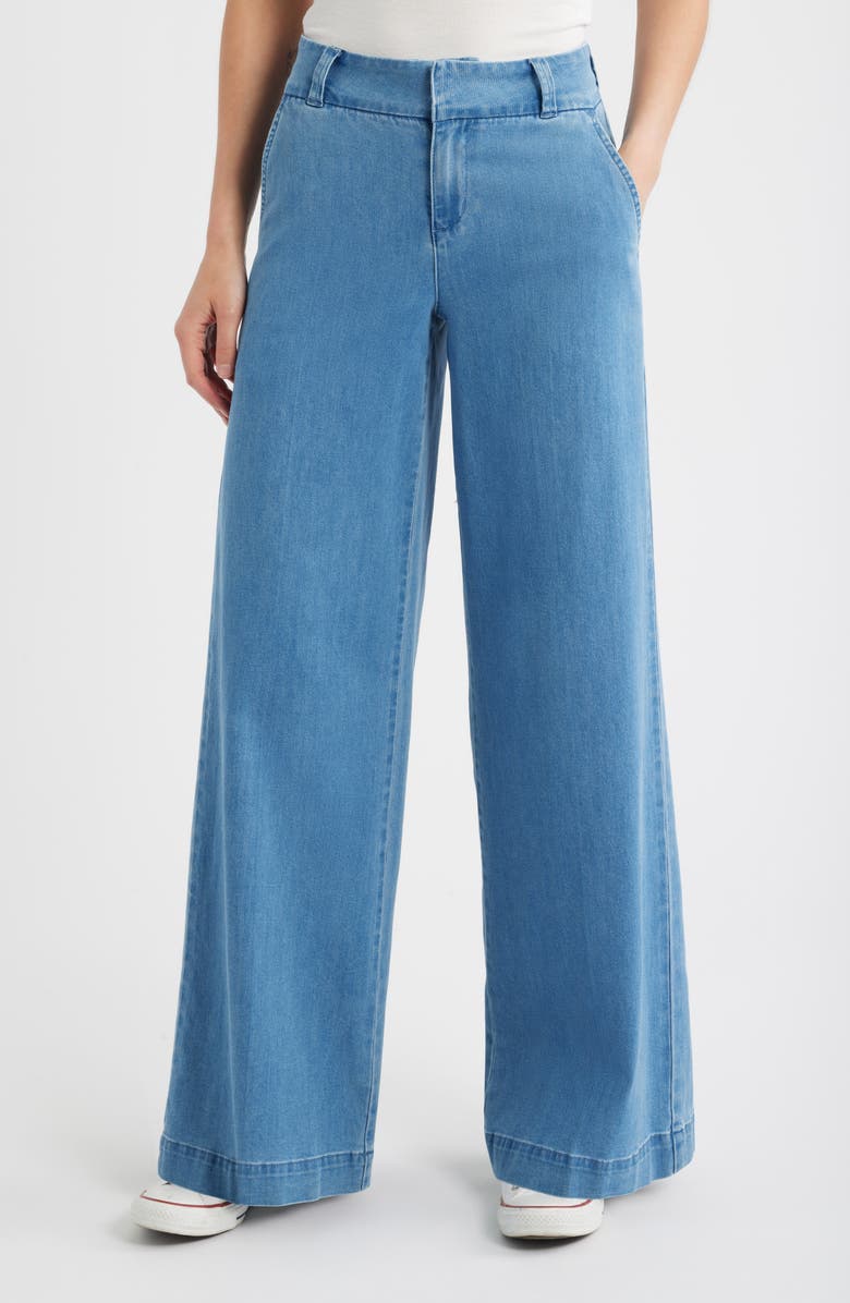 1822 Denim Wide Leg Trouser Jeans, Main, color,