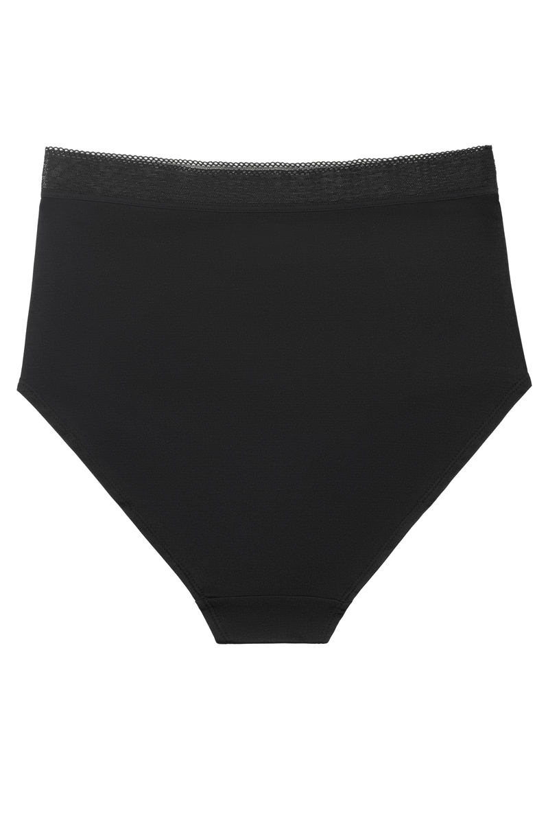 Uwila Warrior High Waisted Soft Silk Briefs, Alternate, color, Tap Shoe Black