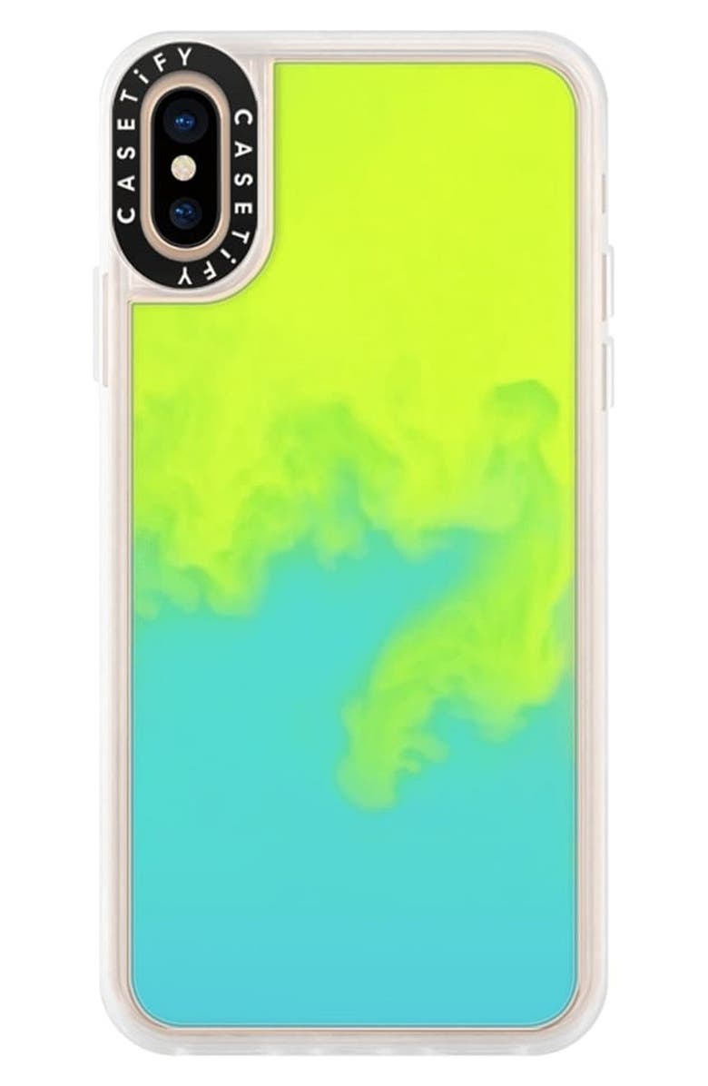 CASETiFY Neon Sand iPhone XS/XR Case, Main, color, 
