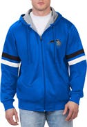 G-III SPORTS BY CARL BANKS Men's G-III Sports by Carl Banks Blue Orlando Magic Contender Full-Zip Hoodie Jacket