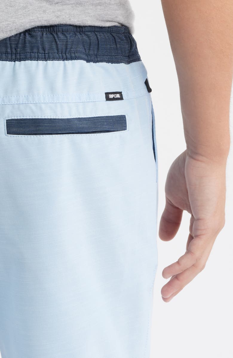 Rip Curl Boardwalk Jackson V Drawstring Shorts, Alternate, color, Blue Wind