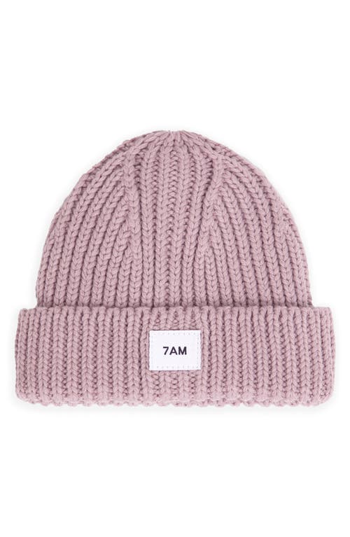 7 A.m. Enfant Kids' Chunky Beanie In Ash Rose