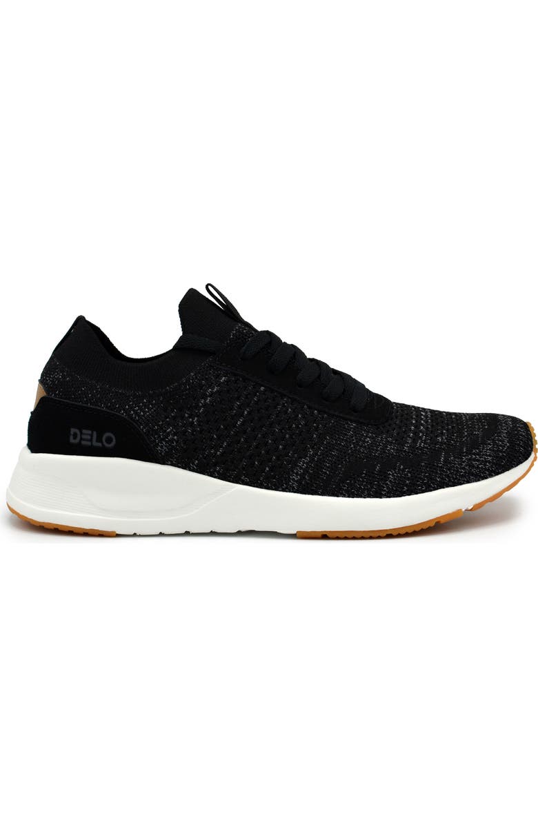 DELO Go Green Knit Running Shoe, Alternate, color, Black