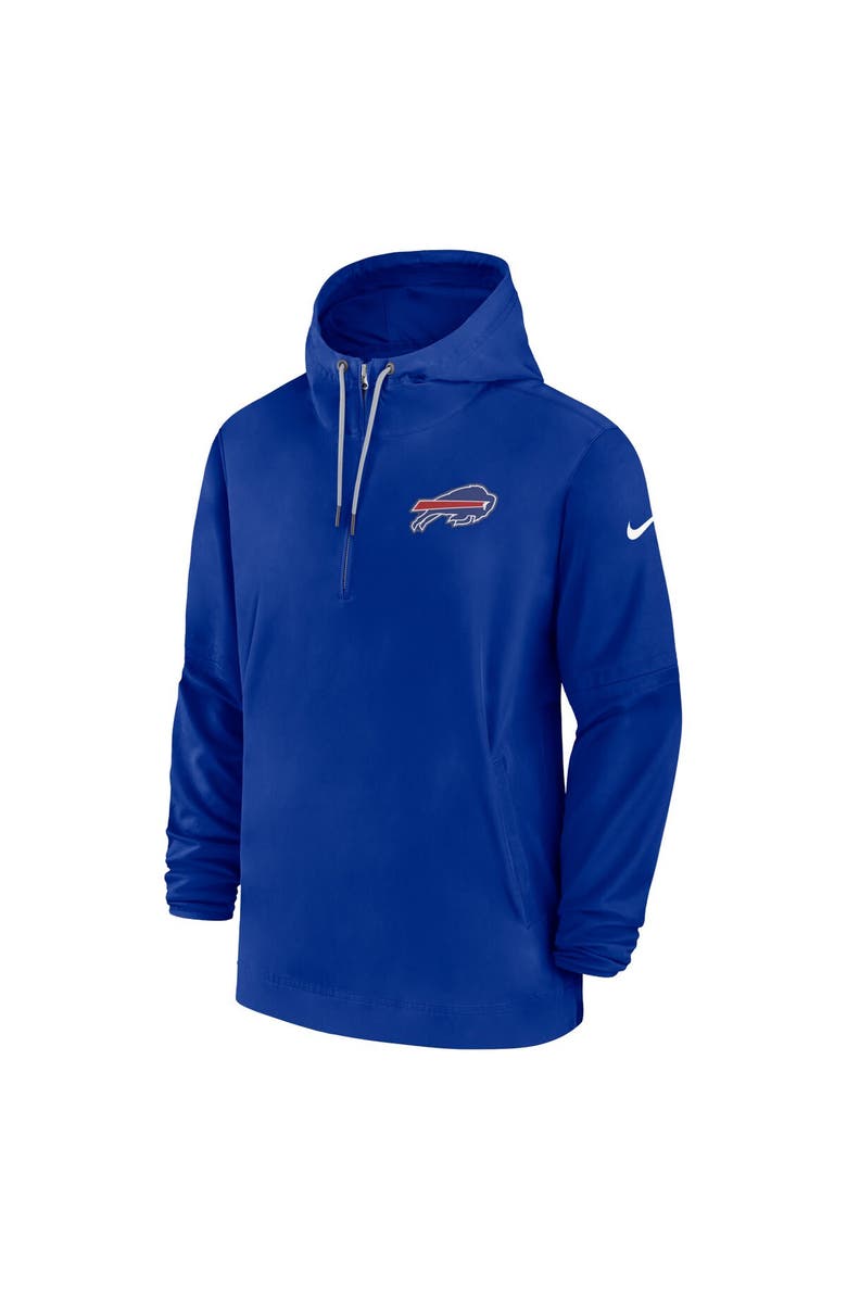 Nike Men's Nike Royal Buffalo Bills Sideline Half-Zip Hoodie, Alternate, color, Royal