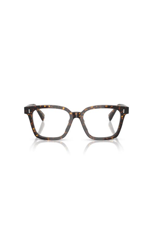 Oliver Peoples 51mm Rectangle Optical Glasses In Brown