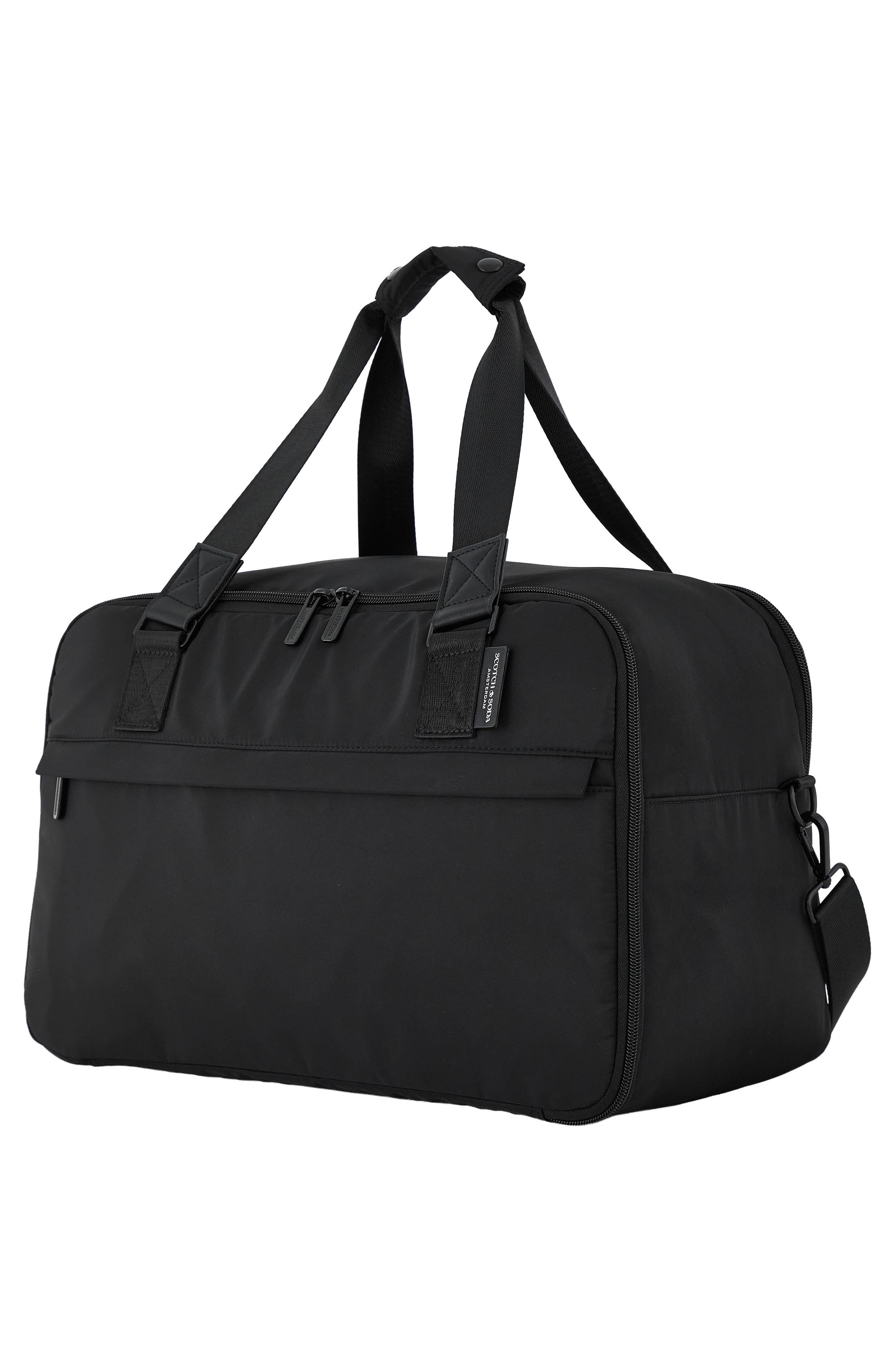 Scotch & Soda Eindhoven 18-Inch Weekender Bag, Alternate, color, Black