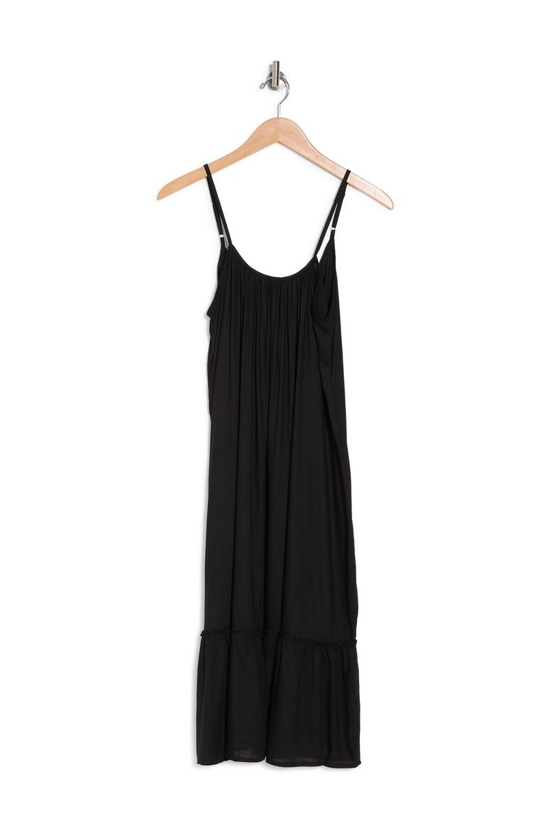 BOHO ME Tie Back Tiered Cover-Up Maxi Dress, Alternate, color,