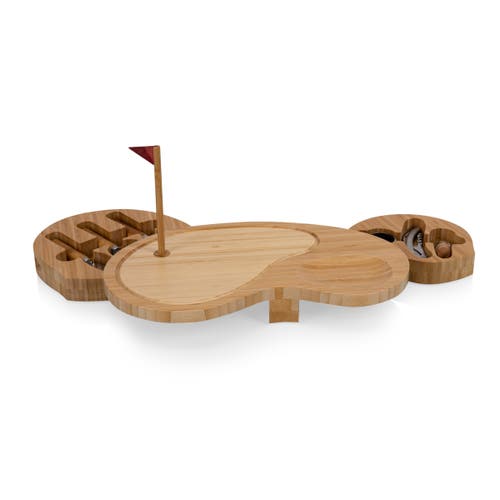 Toscana Sand Trap Golf Cheese Cutting Board & Tools Set In Brown