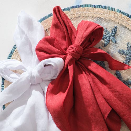 Joanna Buchanan Straw Placemat, Set Of Four In Multi